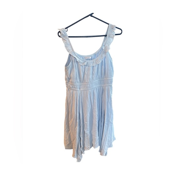 Arizona tiered summer dress- light blue-Size L- NWT - Picture 2 of 5